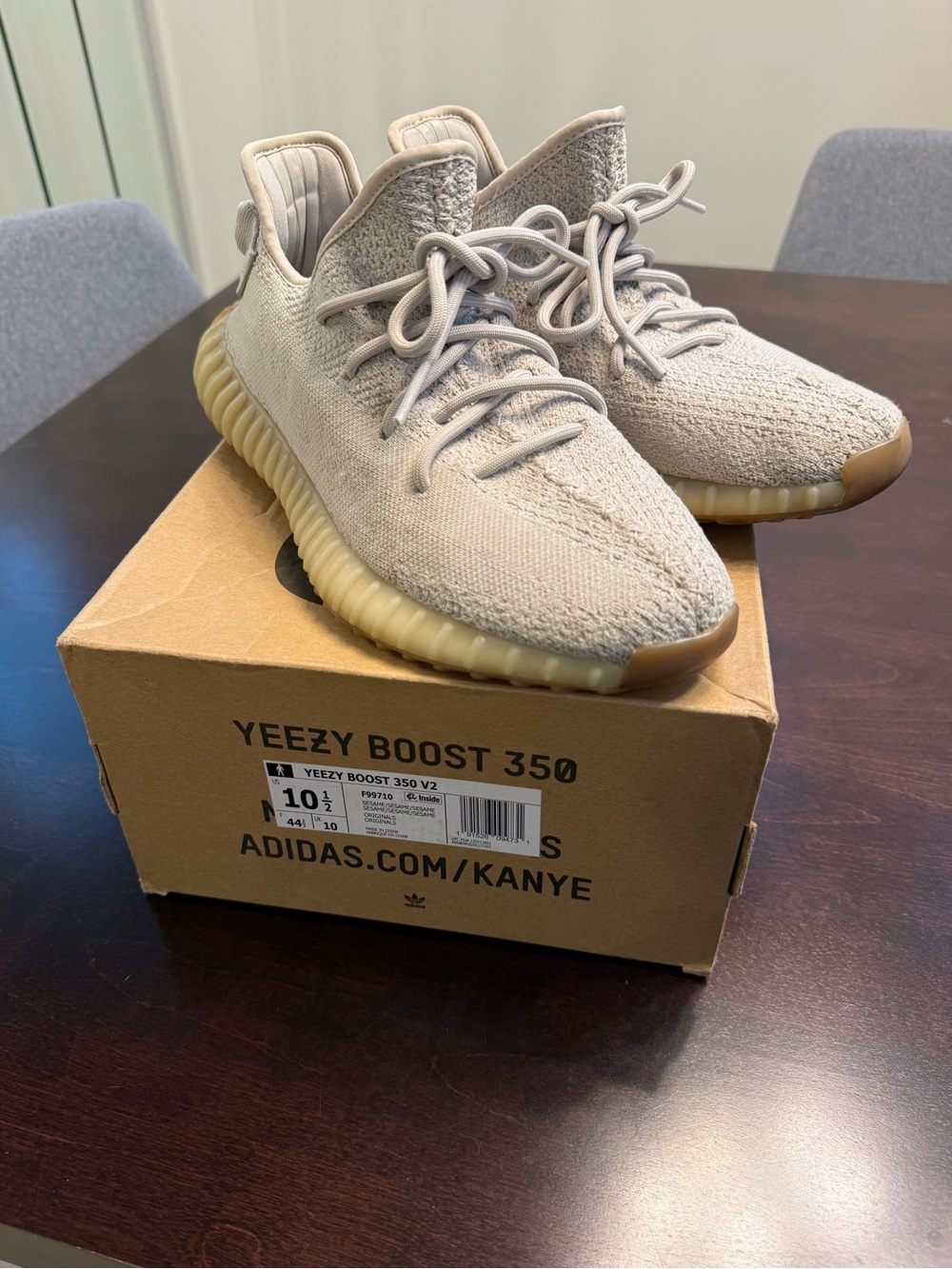 Yeezy Boost 350 V2 sesame with Gum Sole